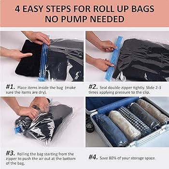 Vela 2-in-1 Under-Bed Fabric Storage Chest with Built-in Vacuum Compression Bag