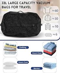 Vela Travel Roll-Up Vacuum Compression Bags – No Pump Needed (Set of 6)