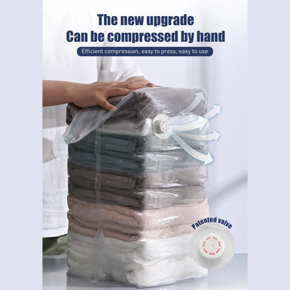 Vela Cube Vacuum Storage Bags – Standard Stand-Up Compression Bags for Bedding & Clothes